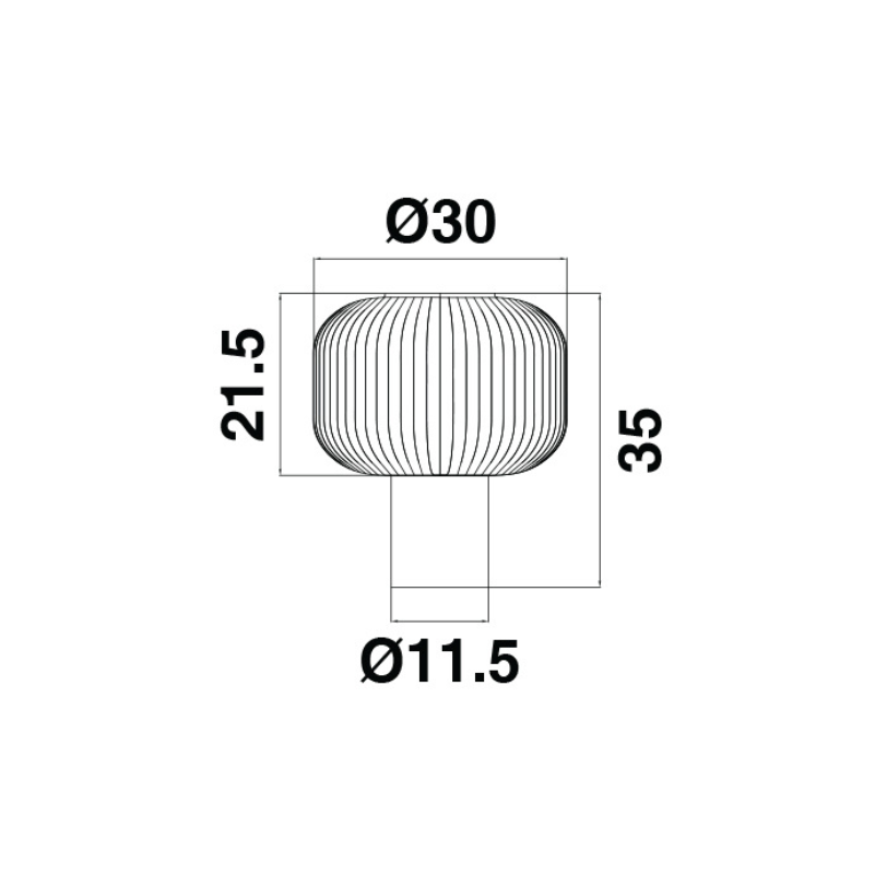 Candeeiro Travertino