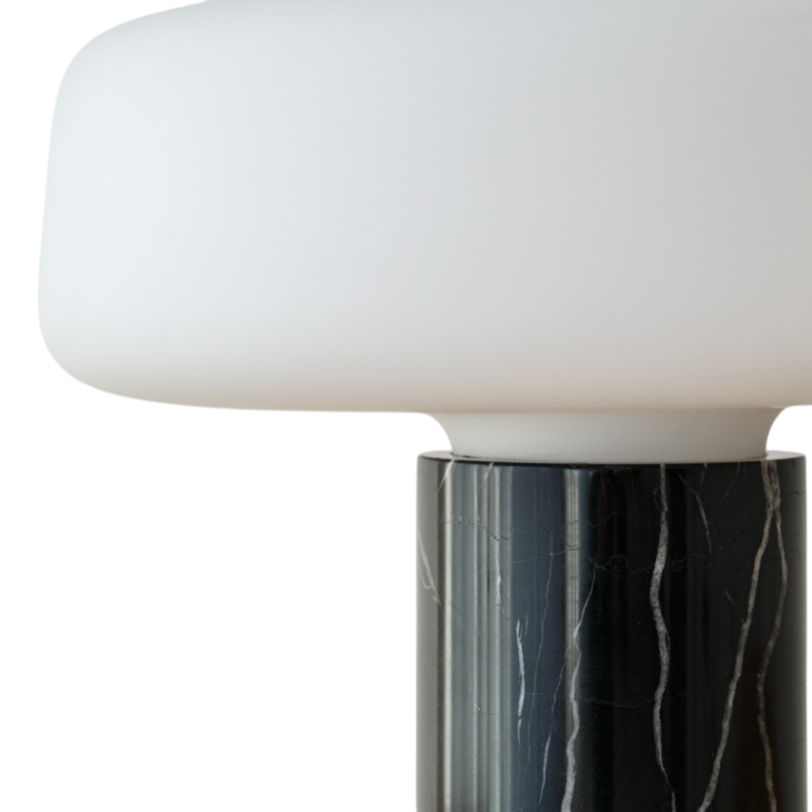 Candeeiro Mármore e Vidro