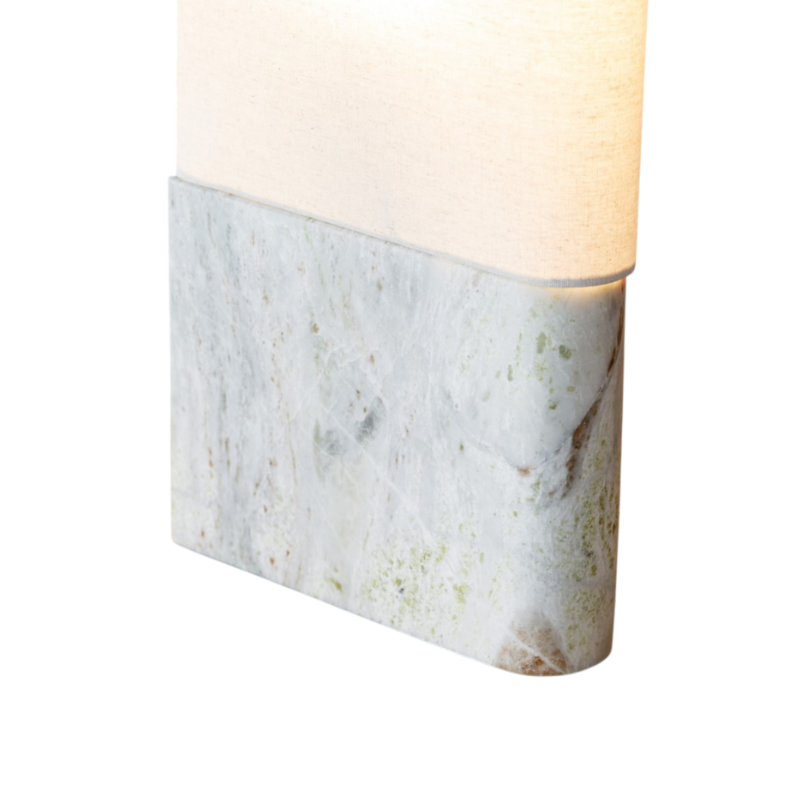 Candeeiro Mármore e Linho