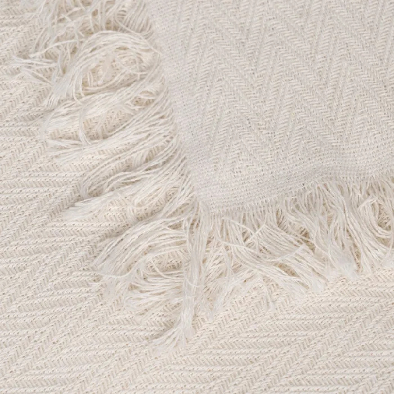 Manta Efeito Espinhado Bege