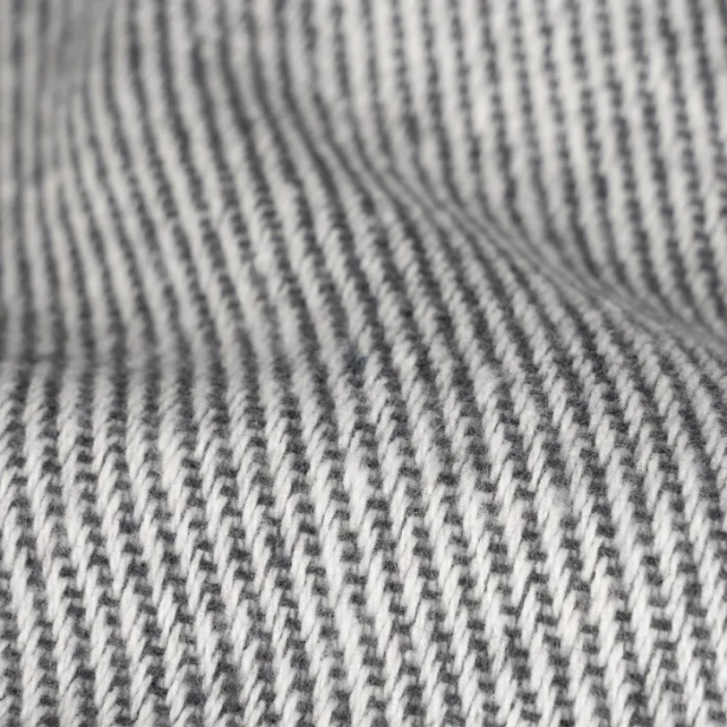 Manta Algodão Cinza Escuro