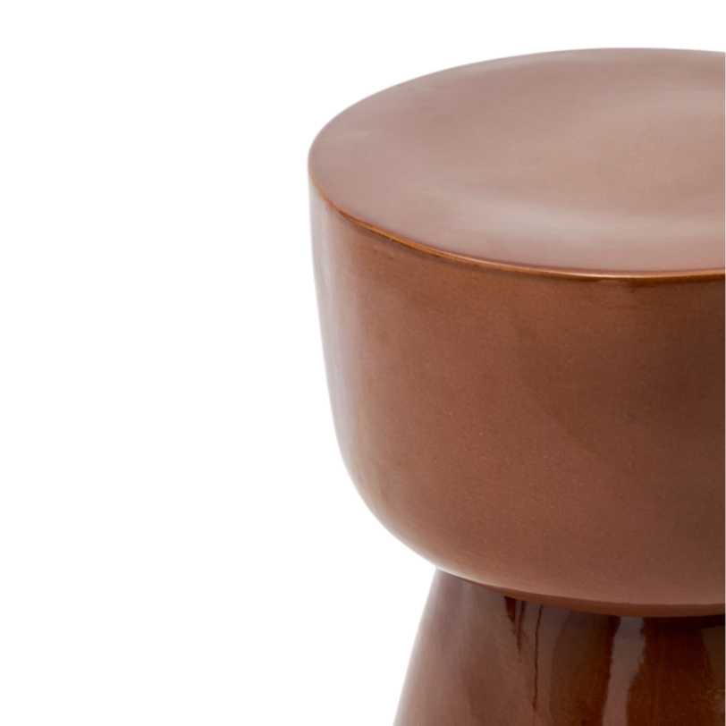 Pouf / Mesa de apoio Terracota