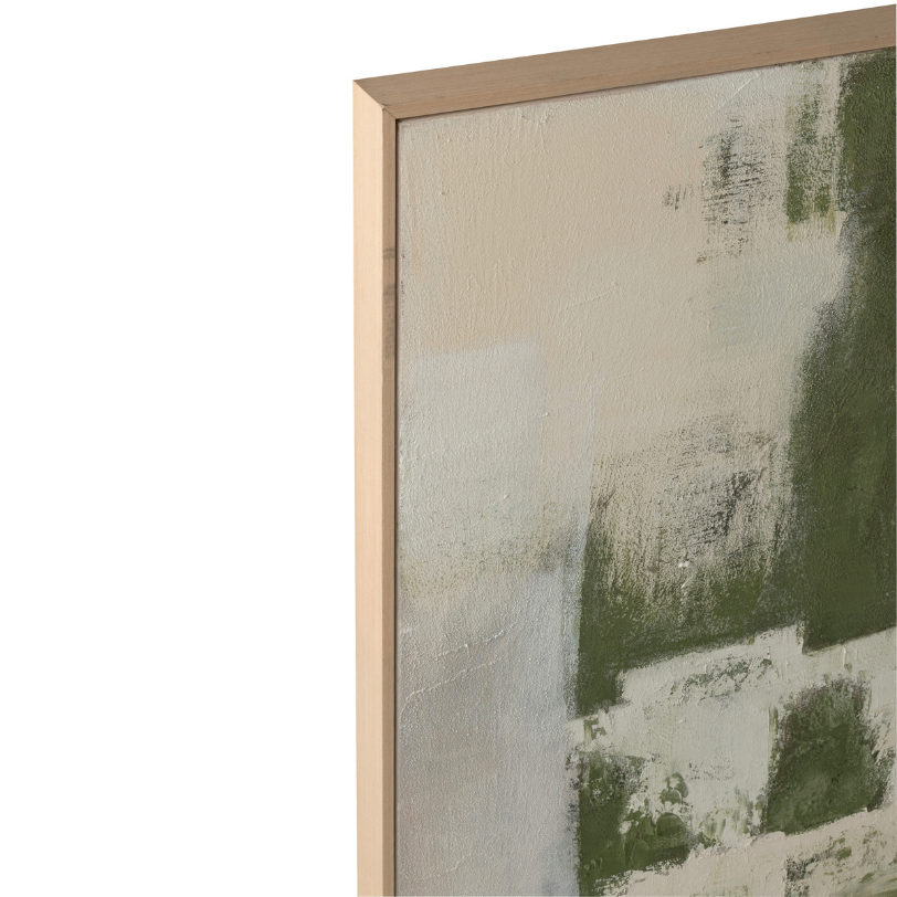Quadro Abstrato Verde Khaki