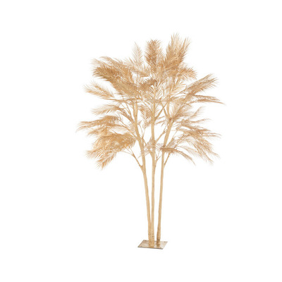 Tree palm leaves